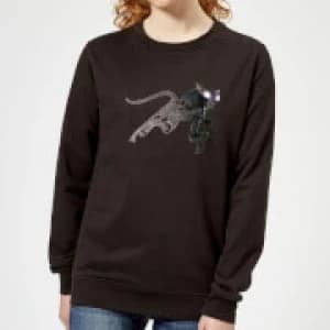 Fantastic Beasts Tribal Matagot Womens Sweatshirt - Black