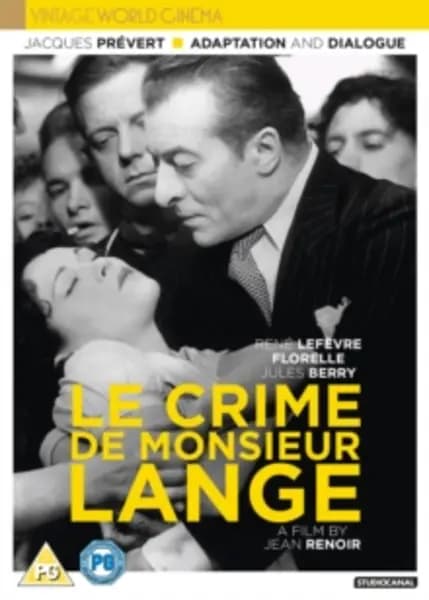 Le Crime de Monsieur Lange Bluray 5055201840899