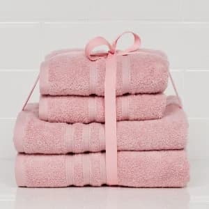 Catherine Lansfield 4 Piece Zero Twist Towel Bale