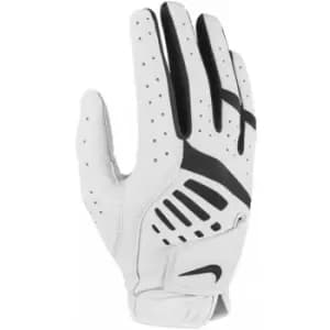 Nike Womens/Ladies Dura Feel IX Right Hand Golf Glove (S) (White/Black)