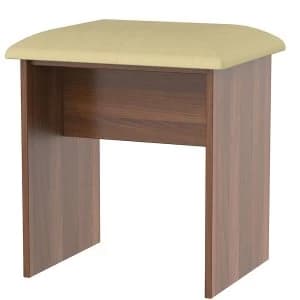 Robert Dyas Edina Ready Assembled Dressing Table Stool - Walnut