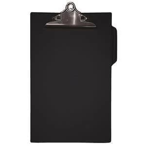 5 Star Foolscap PVC Finish Heavy Duty Clipboard Black