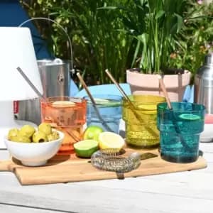 Riviera Set of 4 Stacking Tumblers MultiColoured