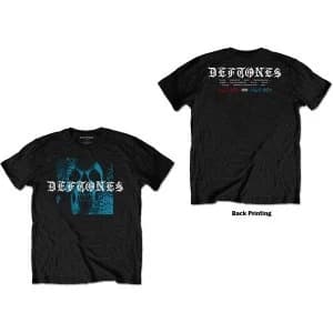Deftones - Static Skull Unisex Medium T-Shirt - Black