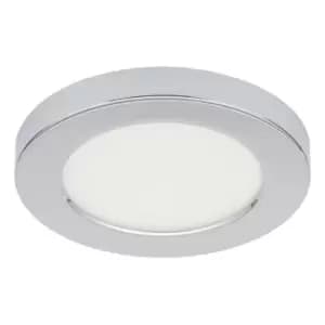 Spa 139mm Tauri LED Flush Ceiling Light Ring Chrome