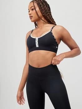 Nike Light Support Indy Bra - Black/White Size M Women