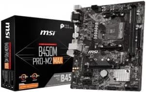 MSI B450M Pro M2 Max AMD Socket AM4 Motherboard