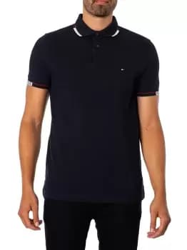 Cuff Slim Fit Polo Shirt
