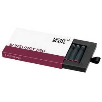 Mont Blanc - Ink Cartridges, Burgundy Red - Ink Cartridge - Red