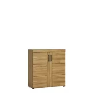 Cortina 2 Door Shoe Cabinet In Grandson Oak Effect