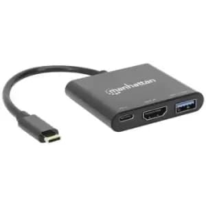 Manhattan 130622 USB-C / HDMI display adapter Compatible with: Universal USB-C powered