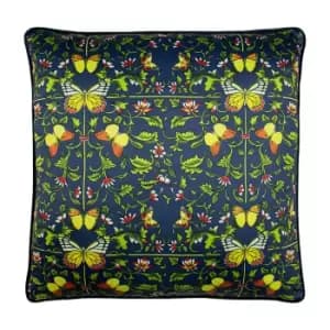 Potage Botanical Cushion Navy