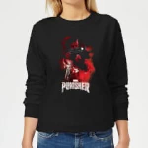 Marvel The Punisher Womens Sweatshirt - Black