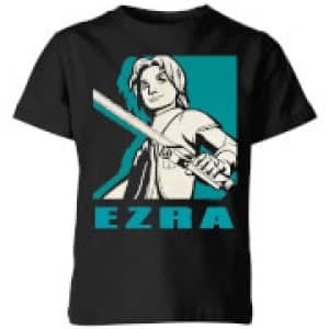Star Wars Rebels Ezra Kids T-Shirt - Black - 11-12 Years