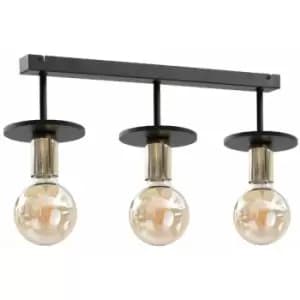 Keter Saturn Ceiling Spotlight Bar Black, 60cm, 3x E27