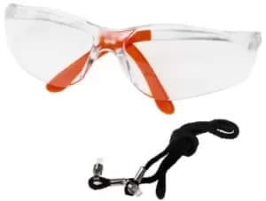 RS PRO Anti-Mist Safety Glasses, Clear Polycarbonate Lens