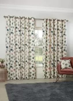 Sundour Camarillo Curtains, 229 x 137cm, Flamingo
