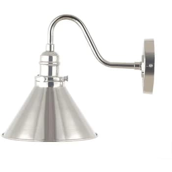 Provence - 1 Light Indoor Wall Light Polished Nickel, E27 - Elstead