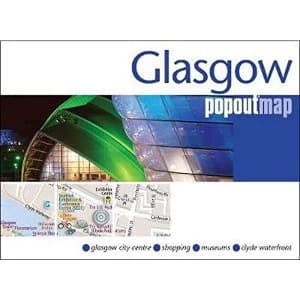 Glasgow PopOut Map Sheet map, folded 2017