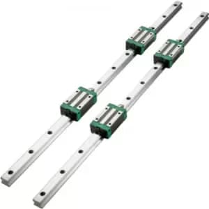 Vevor 2pcs Linear Rails Linear Bearings And Rails Hsr15-1200mm Linear Slide Kit