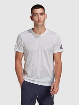 Adidas Run It Badge Of Sport T-Shirt - White