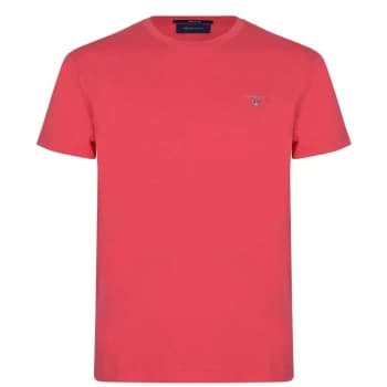 Gant Crew Logo T Shirt - Pink 622