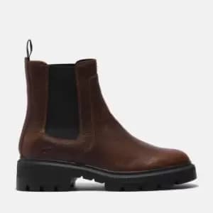 Timberland Cortina Valley Chelsea Boot For Her In Dark Brown, Size 4