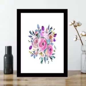 SC5121978702 Multicolor Decorative Framed MDF Painting