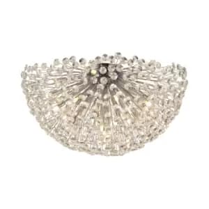 Salisbury Ceiling Lamp 80cm 21 Light G9 Polished Chrome, Crystal