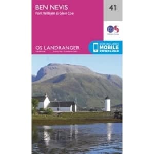 Ben Nevis, Fort William & Glen Coe by Ordnance Survey (Sheet map, folded, 2016)