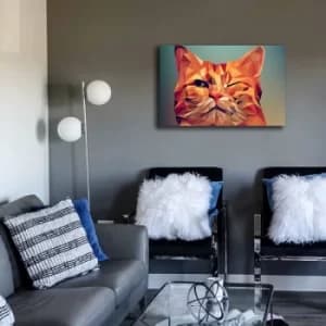 45702021C-026 Multicolor Decorative Canvas Painting