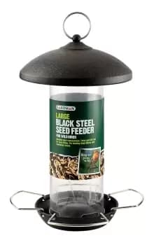 Gardman Black Steel Bird Feeder (H)270mm