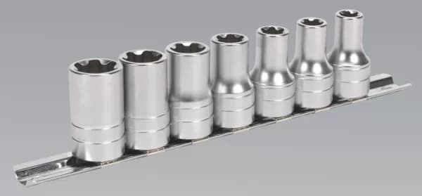 Genuine SEALEY AK61802 TRX-P Socket Set 7pc 3/8Sq Drive EP10-EP20