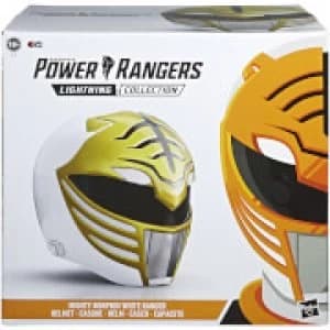 Hasbro Power Rangers Lightning Collection Mighty Morphin White Ranger Helmet 1:1 Replica