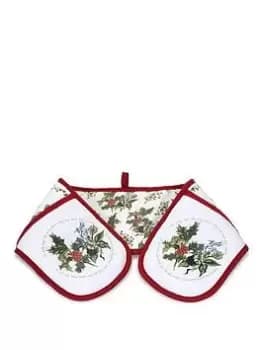 Portmeirion Portmeirion Holly And The Ivy Double Oven Glove