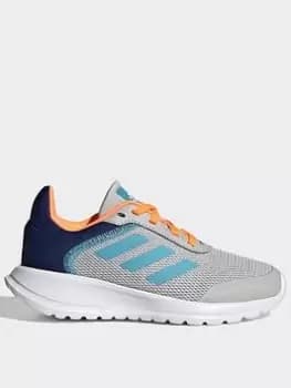 adidas Unisex Kids Tensaur Run 2.0 - Grey/Blue, Grey/Blue, Size 5
