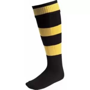 Carta Sport Mens Euro Socks (7 UK-11 UK) (Black/Amber)