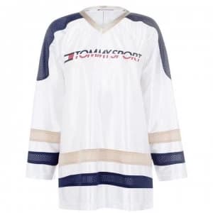 Tommy Sport Retro Long-Sleeve Top - White