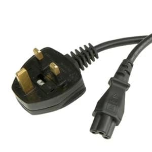 UK Mains to Clover C5 1.8m Black OEM Power Cable