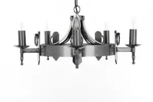 Mitre 5 Light Sterling Ceiling Pendant Light