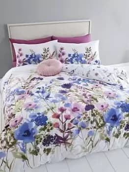 Catherine Lansfield Countryside Floral Duvet Set In Pink - Ks