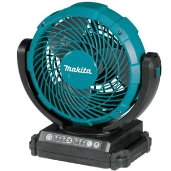 DCF102Z 14v 18v 240v LXT Cordless Portable 3 Speed Fan Blue - Makita