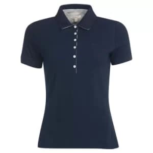 Barbour Womens Portsdown Top Navy/Silver Birch 16