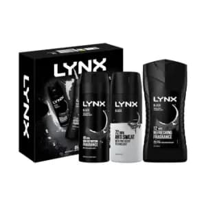 Lynx Black Trio Gift Set