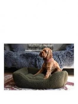 Rosewood Green Pile Fleece Bed Lge