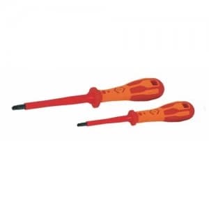 C.K Tools Dextro VDE Modulo Terminal Screwdriver Set 1pt x 80mm and 2pt x100mm