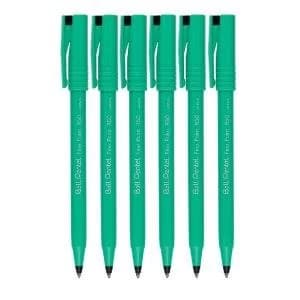 Pentel Ball Rollerball Pen Medium Black Pack of 6 YR506-A