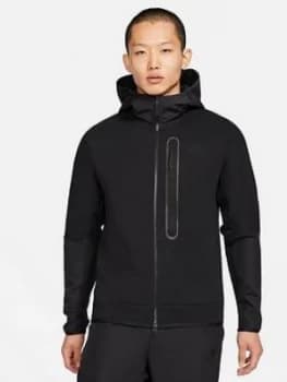 Nike Tech Fleece / Nylon Mix Full Zip Hoody