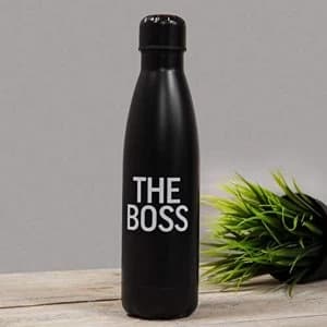 Double Lined Aluminium Drinks Bottle - The Boss