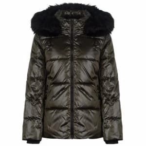 DKNY Short Gloss Jacket - Loden